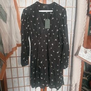 Allsaints NWT rosi bamboo dress